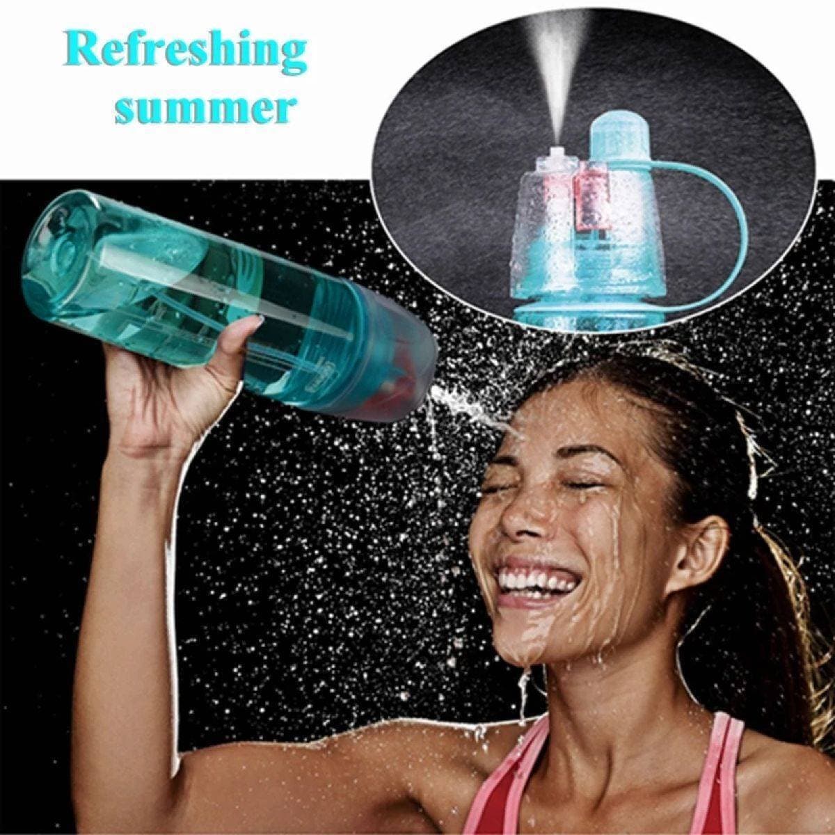 Plastic Water Spray Shower Bottle - Capacity 600ML
