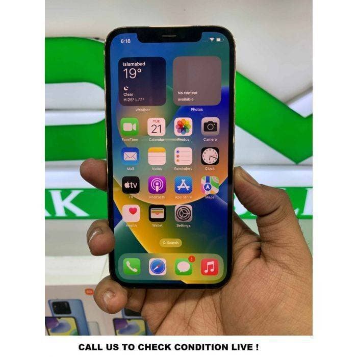 Apple iPhone 12 Pro 256GB - Gold - Used Phone With Box - Non PTA
