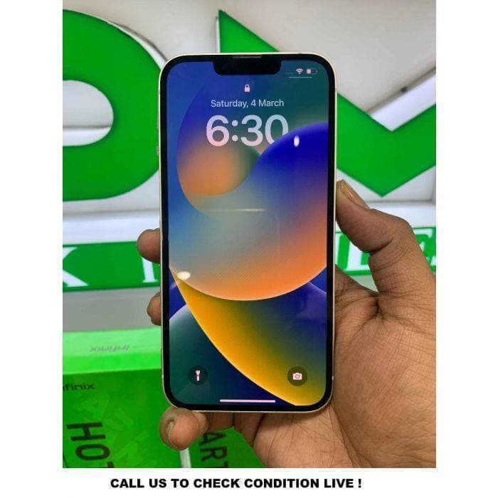 Apple iPhone 13 128GB - White - Used Phone Without Box - Non PTA