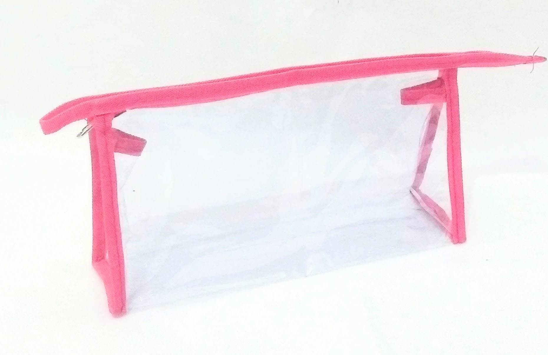 Cosmetic Pouch(Transparent Pink)