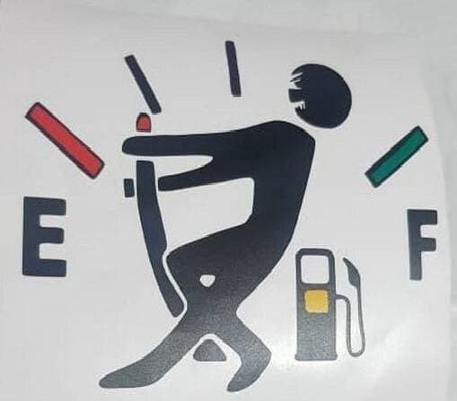 Colourful Most Popular Fuel Tank Cover Door Sticker For Cars