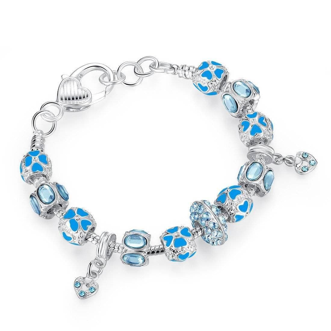 Brasee Zircon Silver-Plated Bracelet