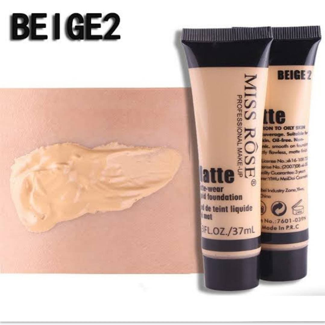 Miss rose makeup matte foundation - 37ML