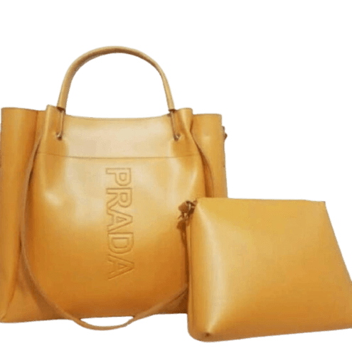 Prada Leather Hand Bags Set For Ladies