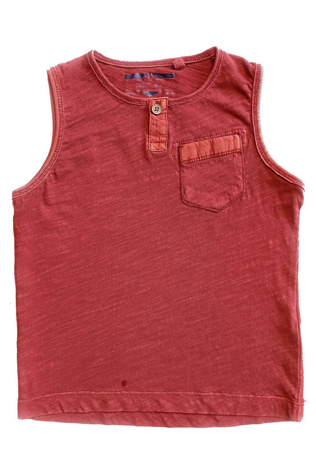 Shirt Jersey Fabric Round Neck - Mehroon