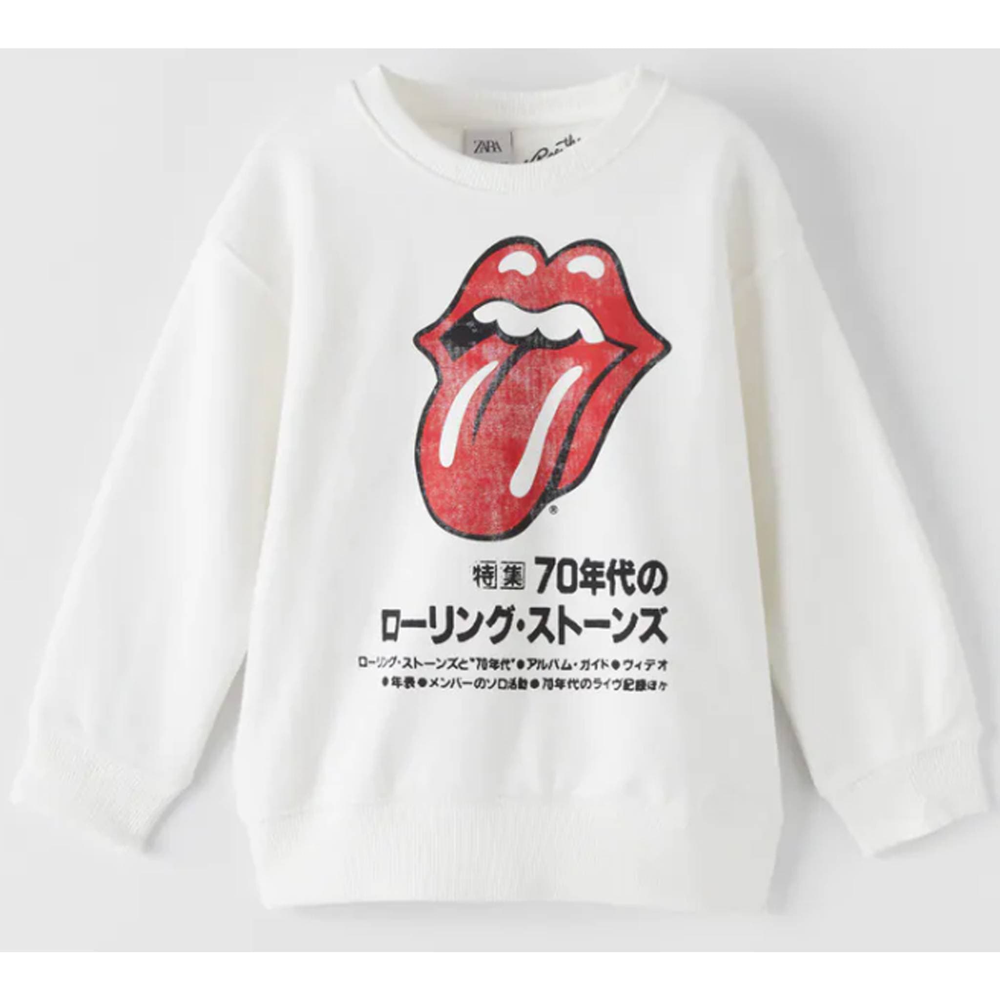 Jersey Fabric Zara Sweatshirts - White