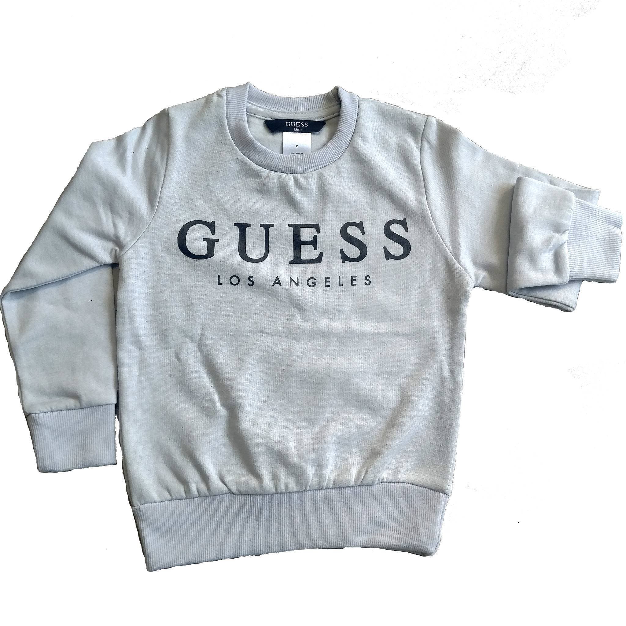 Guess Jersey Fabric Sweatshirt - Light Grey