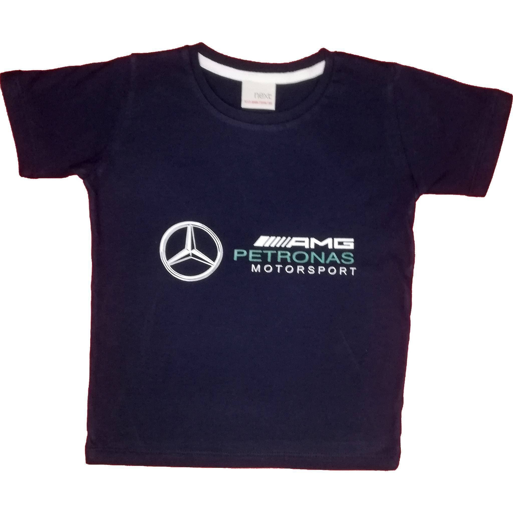 T-Shirt Cotton Fabric Round Neck - Dark Blue