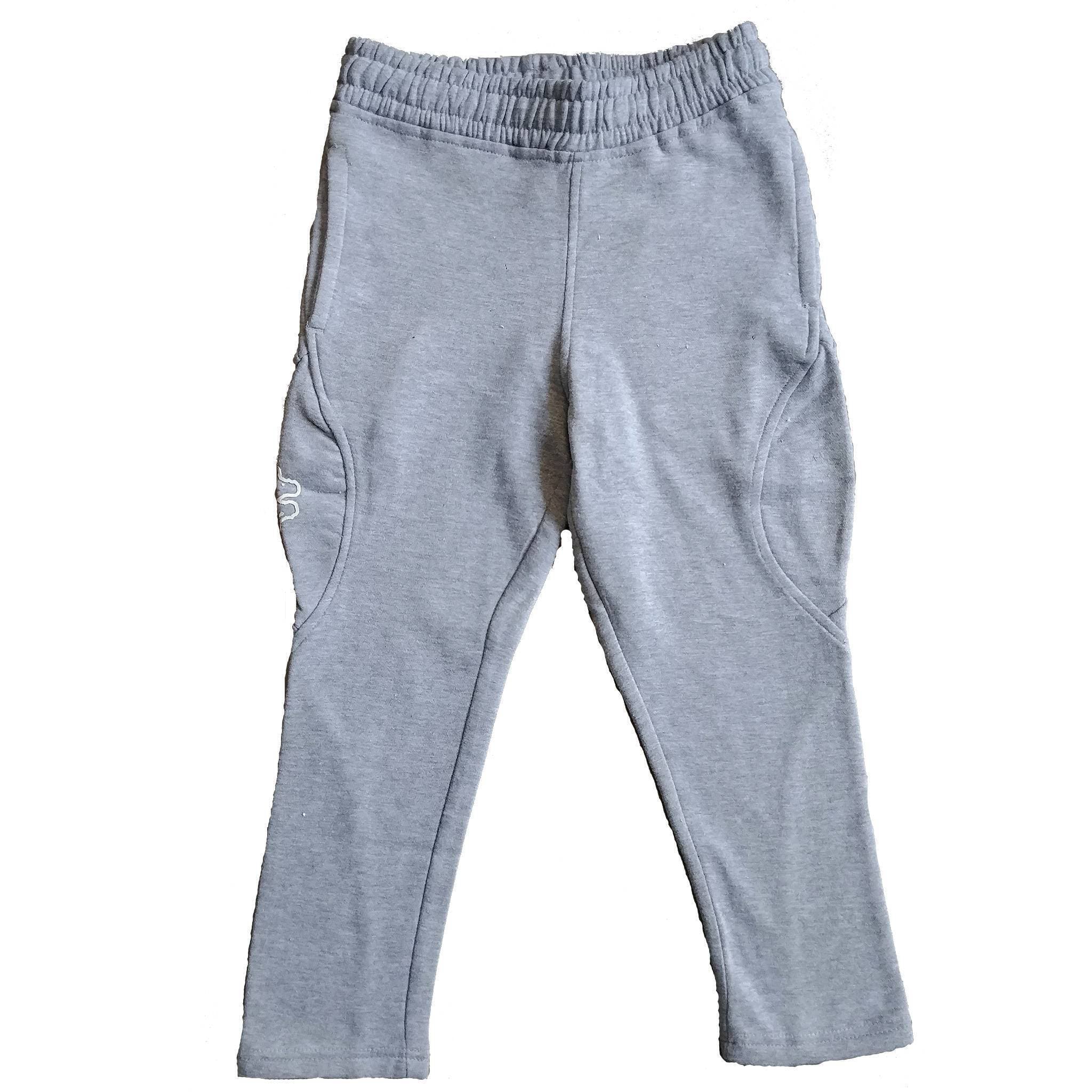 Kappa Jersey Fabric Kids Trousers - Grey