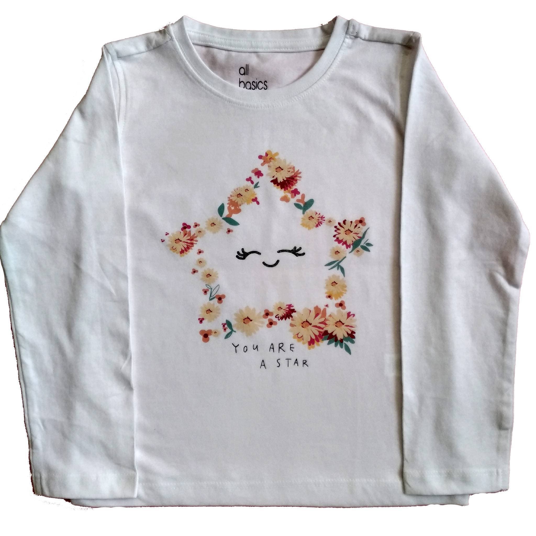All Basics Jersey Fabric Sweatshirt - White