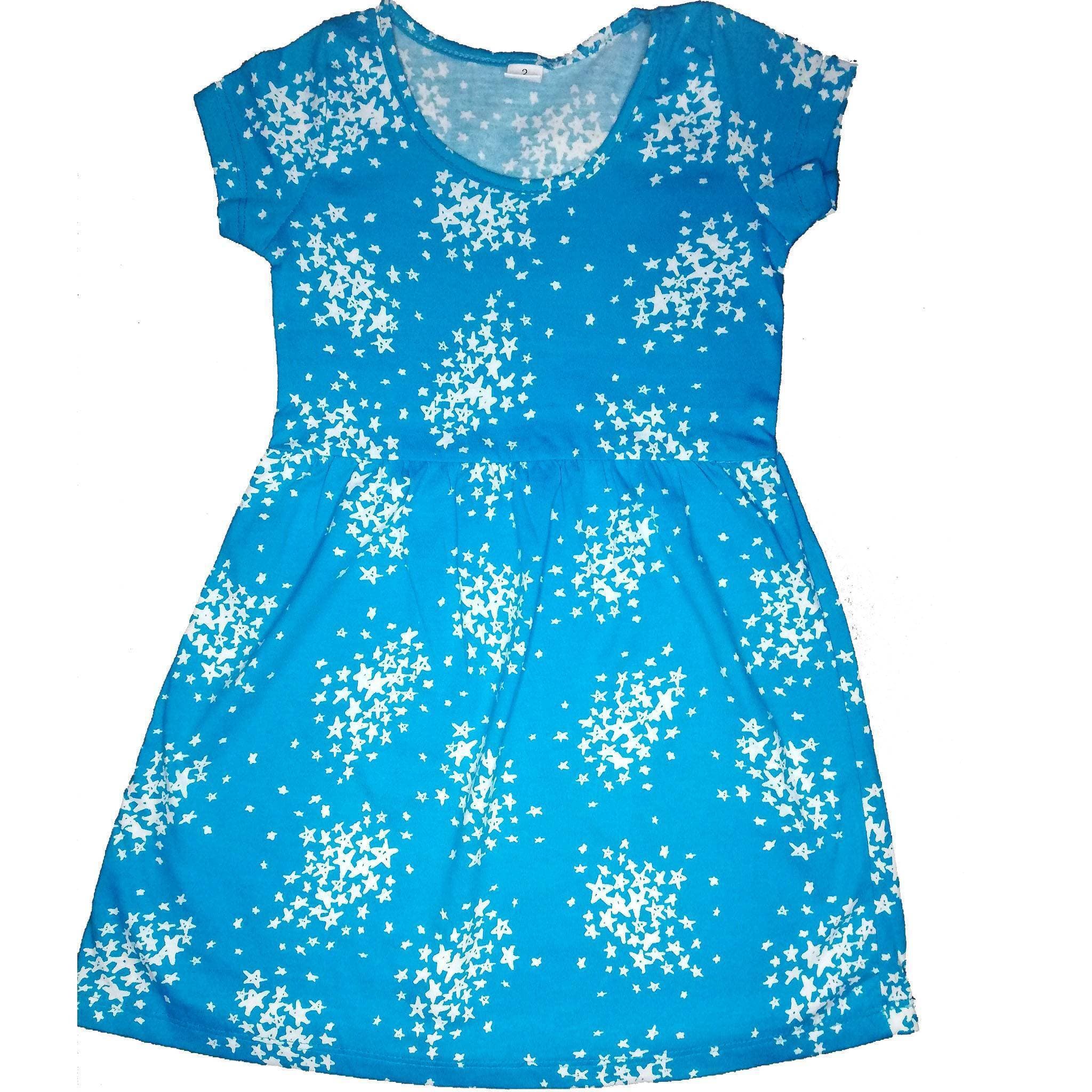 Printed Frocks For Girls - Ferozi