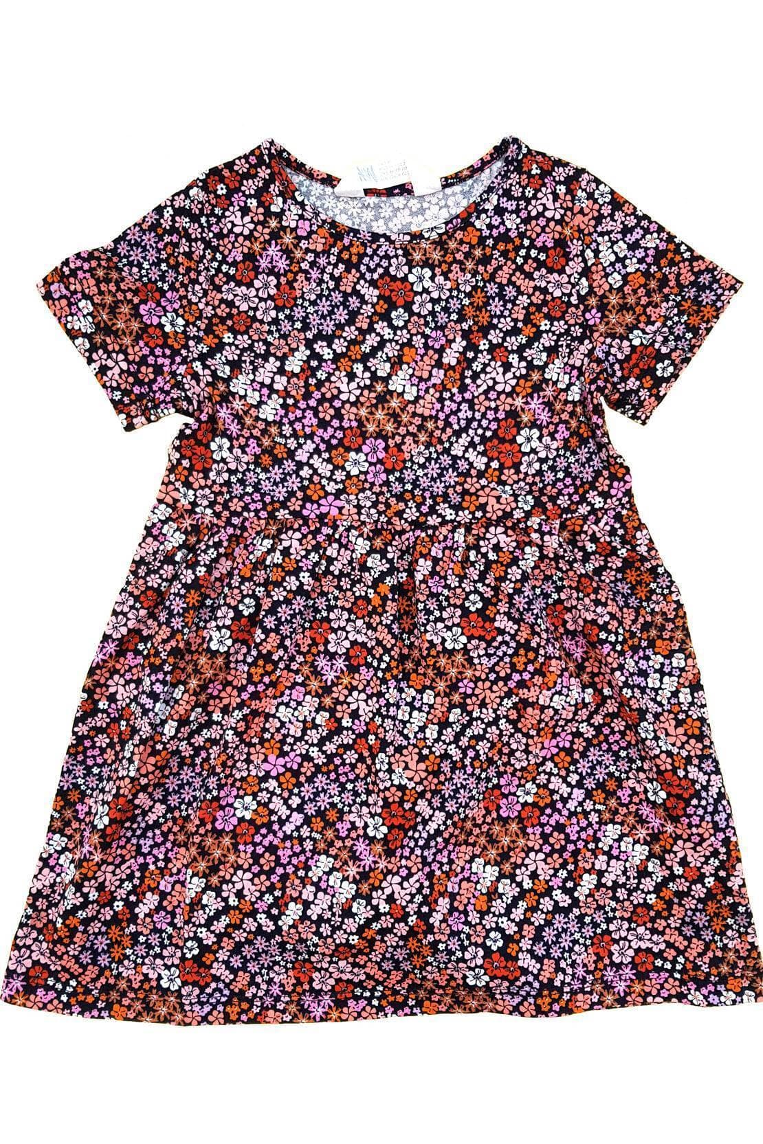H & M Frock For Girls - Multi Colors