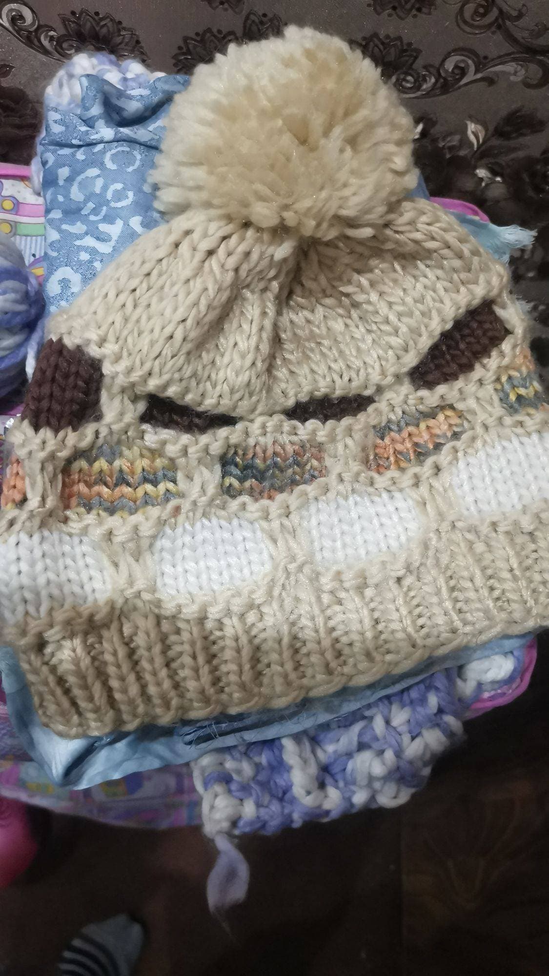Winter Hat_Skin Brown Winter Beanie Cap For Men And Women
