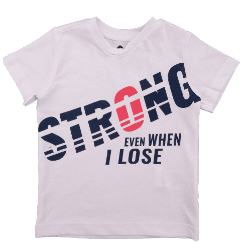 Z Round Neck Cotton T-Shirt - White