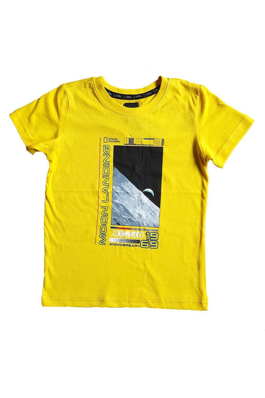 OVS Roud Neck Cotton Fabric Shirt - Yellow