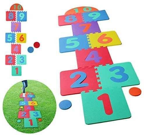 Eva Foam Hopscotch Playmat Foam Interlocking Puzzle Floor Mat