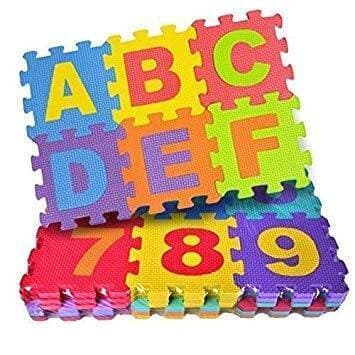 Eva Puzzle Mats Number And Alphabets 36 Pieces
