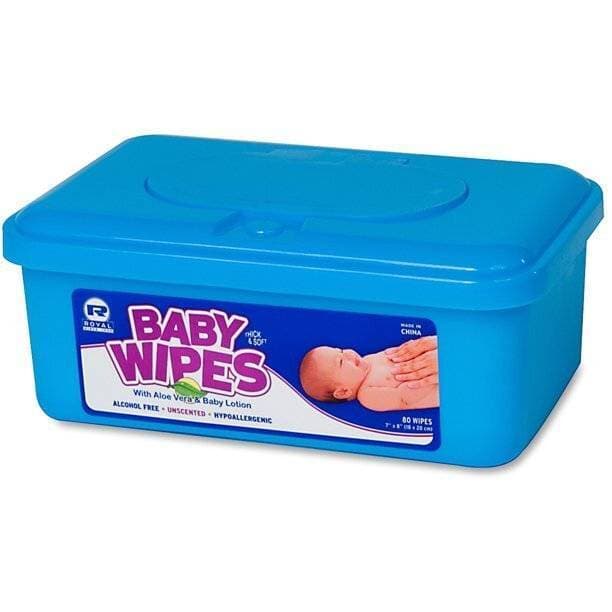 Royal Baby Baby Wipes Empty Box