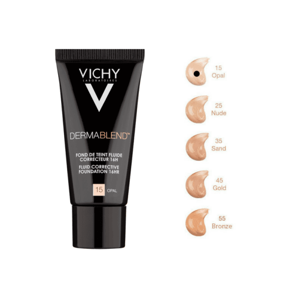 Vichy Dermablend Fluid Corrective Foundation 16H (Opal 15)