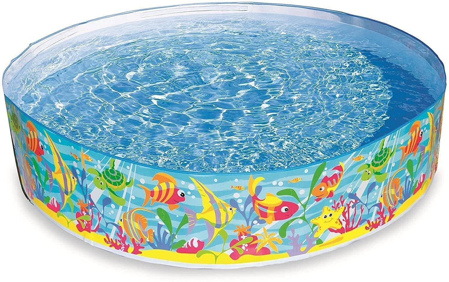 INTEX Snapset Pool 56452 6 FT X 15 IN Plastic Swimming Pool Vinyl kids