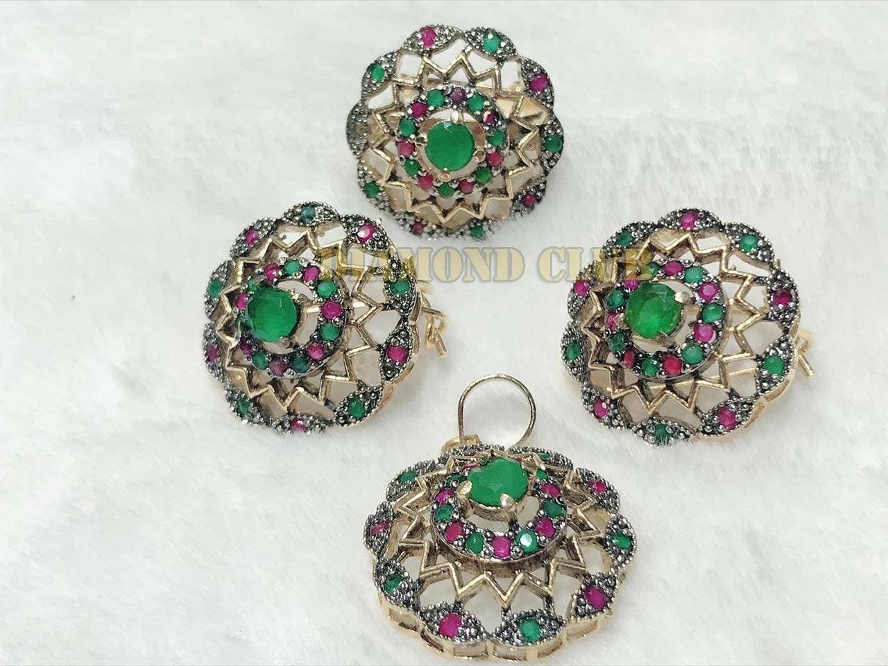 Stylish Real Gold Plated Hand Made Elegant COMBO Set For Women