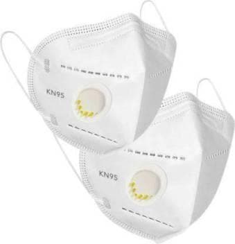 1Piece White KN95 Mask Anti-Bacterial & Anti Fog - White