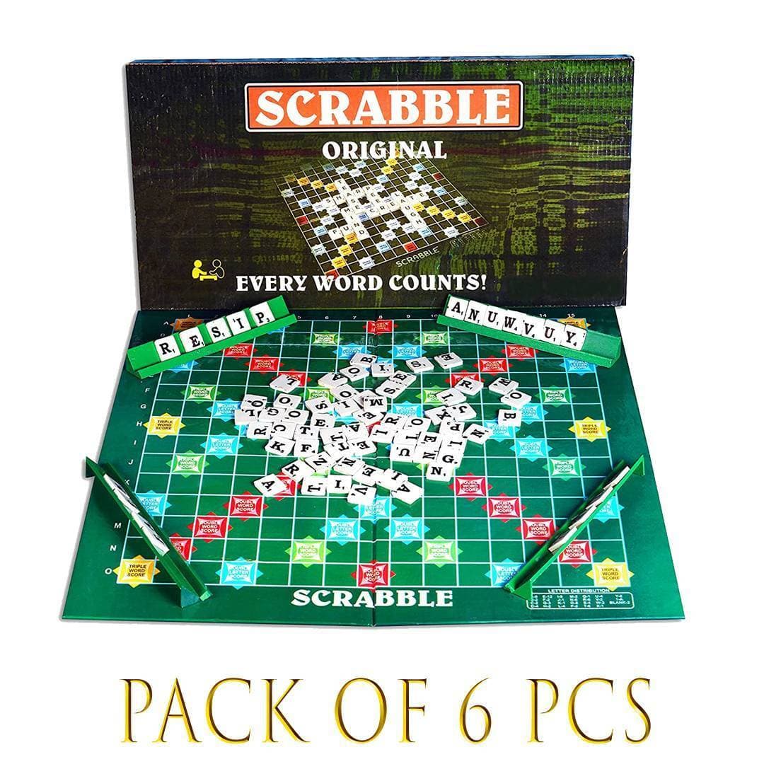Pack of 6 SCRABBLE Board Game