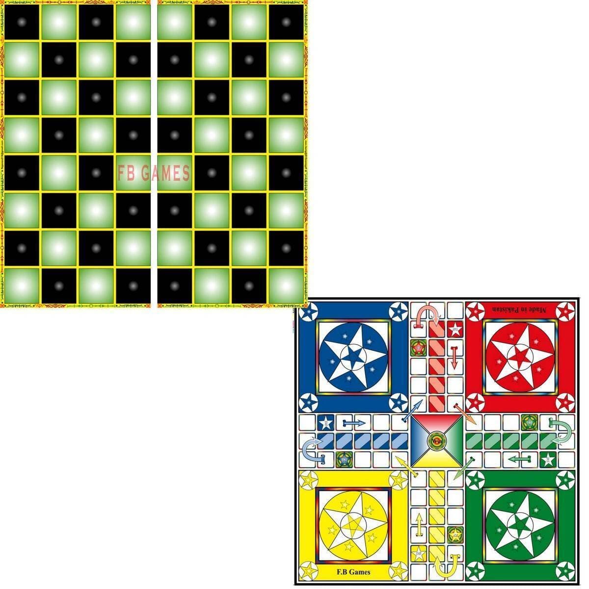 DRAUGHTS AND LUDO