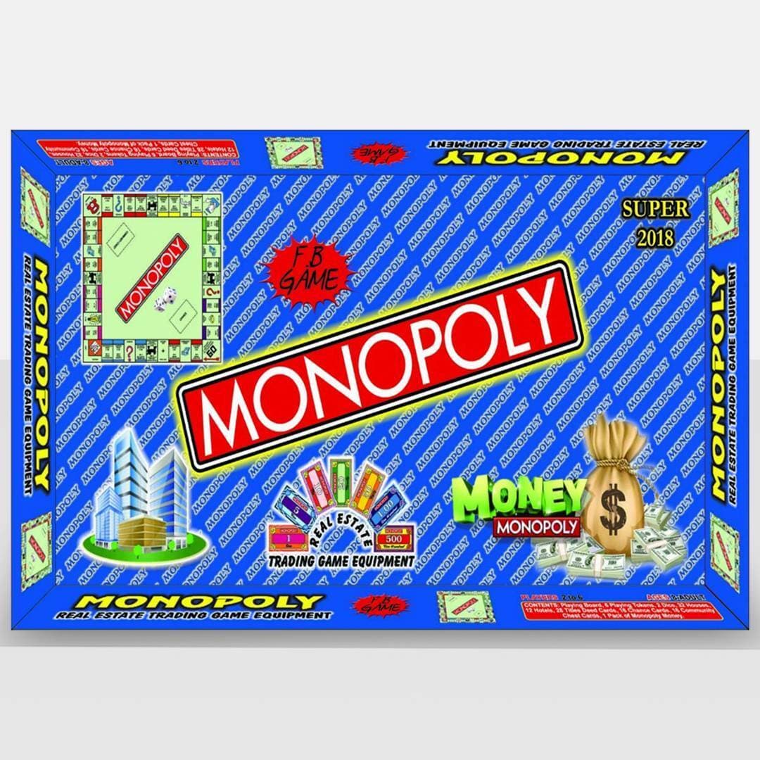 Monopoly Board Game-Property Trading Game-Large-Made in Pakistan-FB Gamez