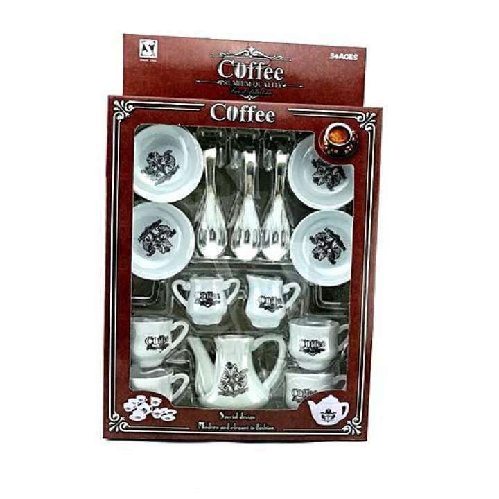 Coffee Set Toy Pack Of 14 Pcs