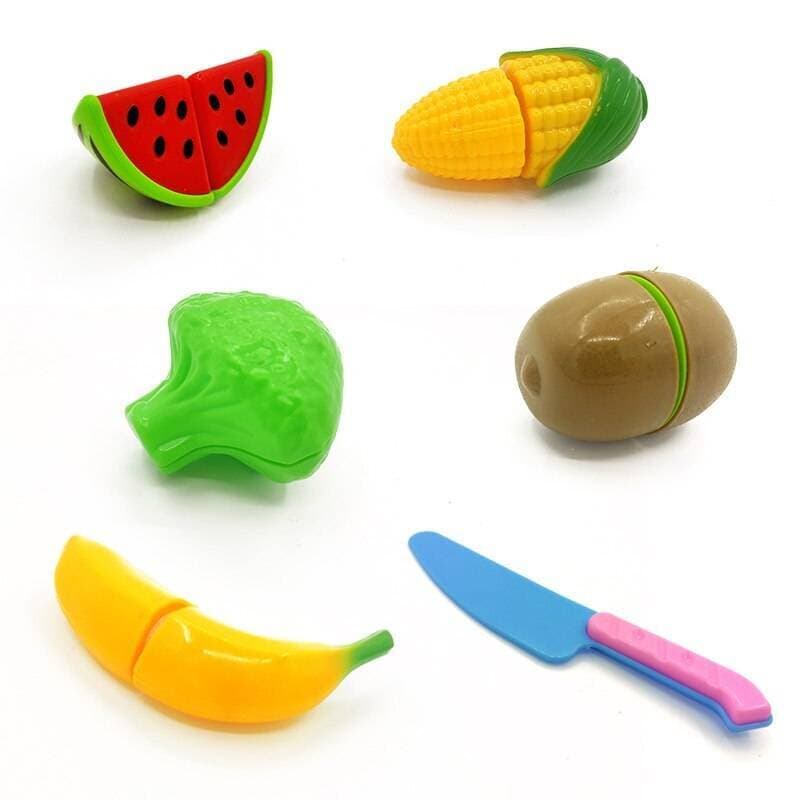 4 Pcs Vegetable Food Cutting Pretend Play Toy