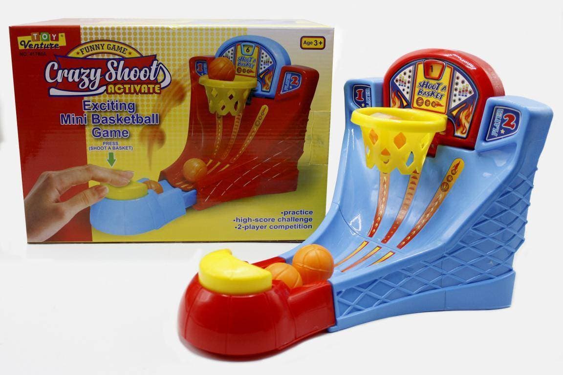 Crazy Shoot Activate - Basketball Mini Fun Toy Game (41788A)