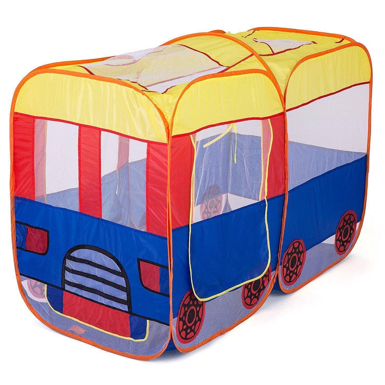 Baby Pop Up Tent House Bus Shape