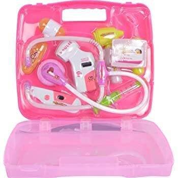 Doctor Set Pretend Play Toy With Light Sound Effects, Pink