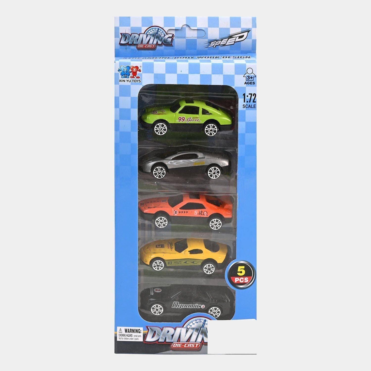 Pack Of 5 Car Set Xy065