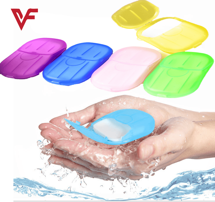 Outdoor Travel Mini Paper Soap For Washing Hand - 20 PCS