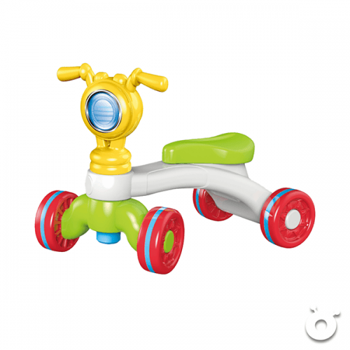 Huanger Baby Walker 4 Wheels Baby Scooter Ride On Car Kids Toy