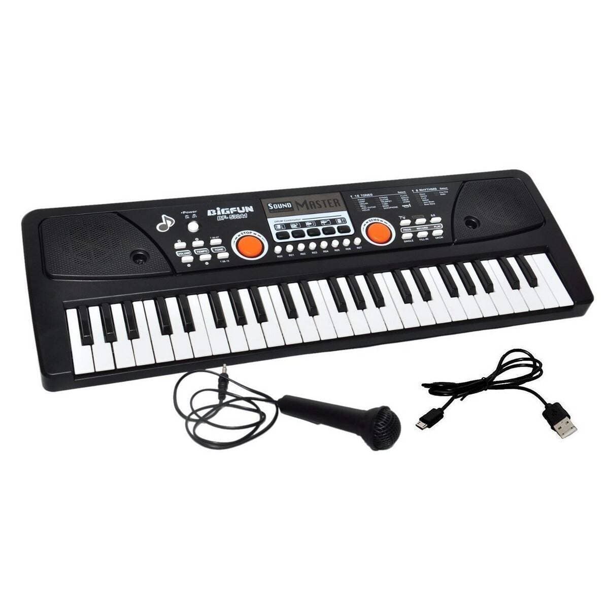 Let'S Play Bigfun 49-Keys Electronic Piano Keyboard