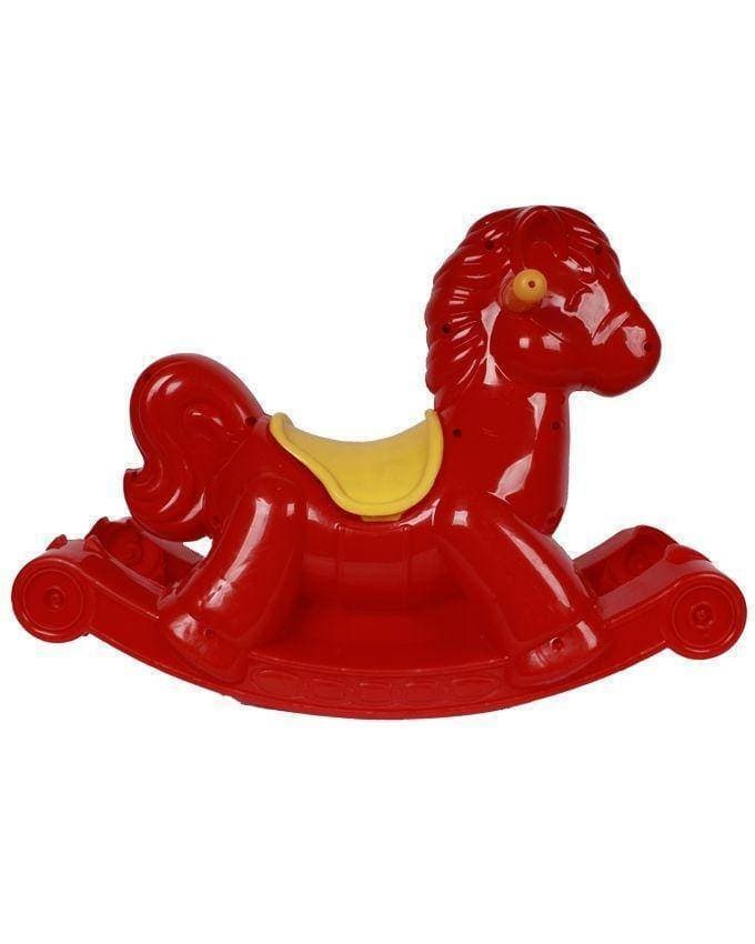 Baby 2-In-1 Rocker And Rider Horse - Red