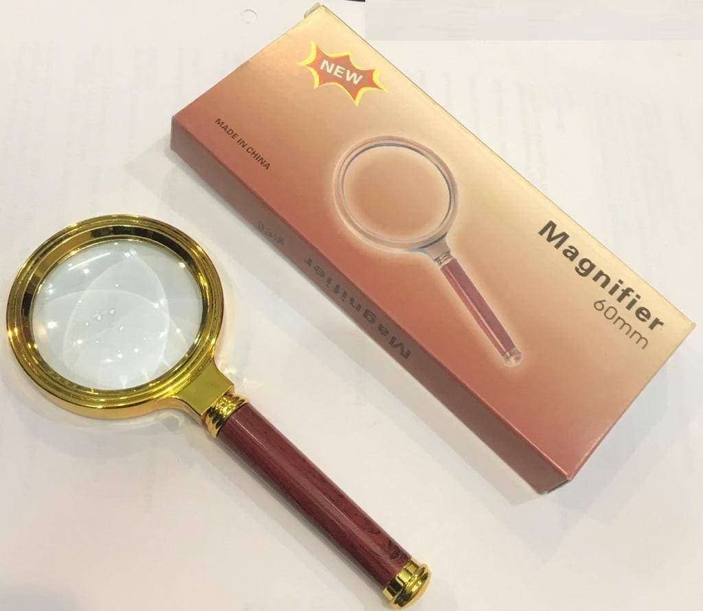 60mm 10x Handheld Jewelry Magnifying Glass
