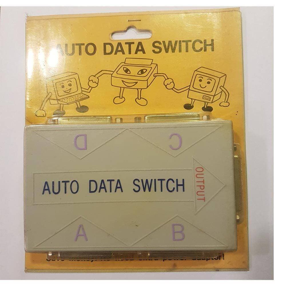 Printer Parralel Auto Data Switch 4 Ports