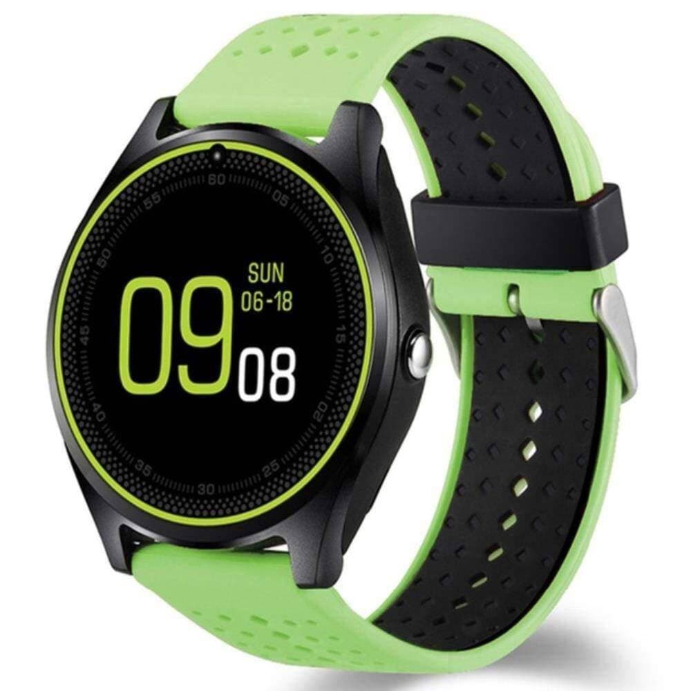 V9 Smart Watch With Camera - Green