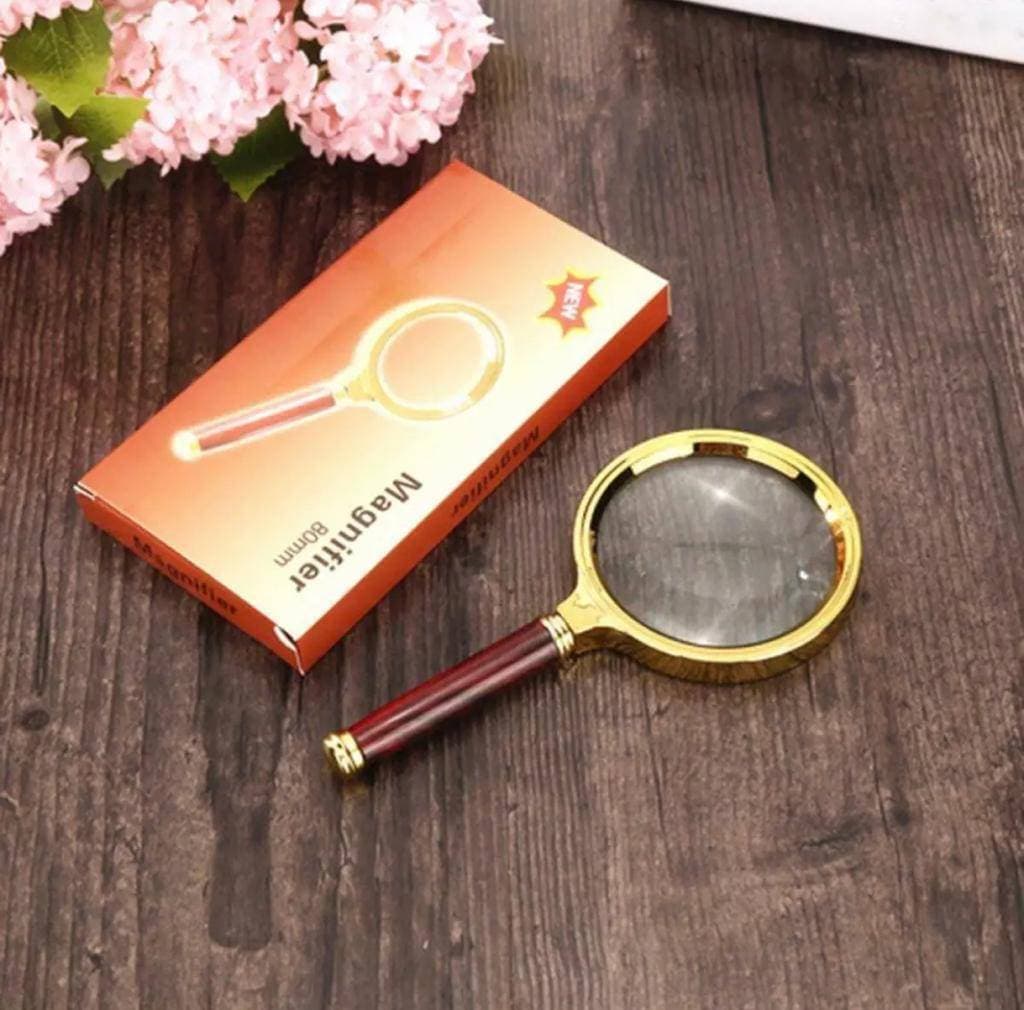 80mm 10x Handheld Jewelry Magnifying Glass