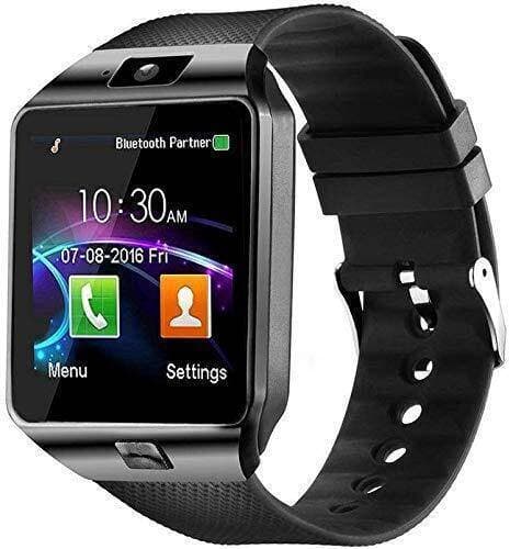 Smart Watch Black DZ09 With GSM Slot Bluetooth For IOS & Android