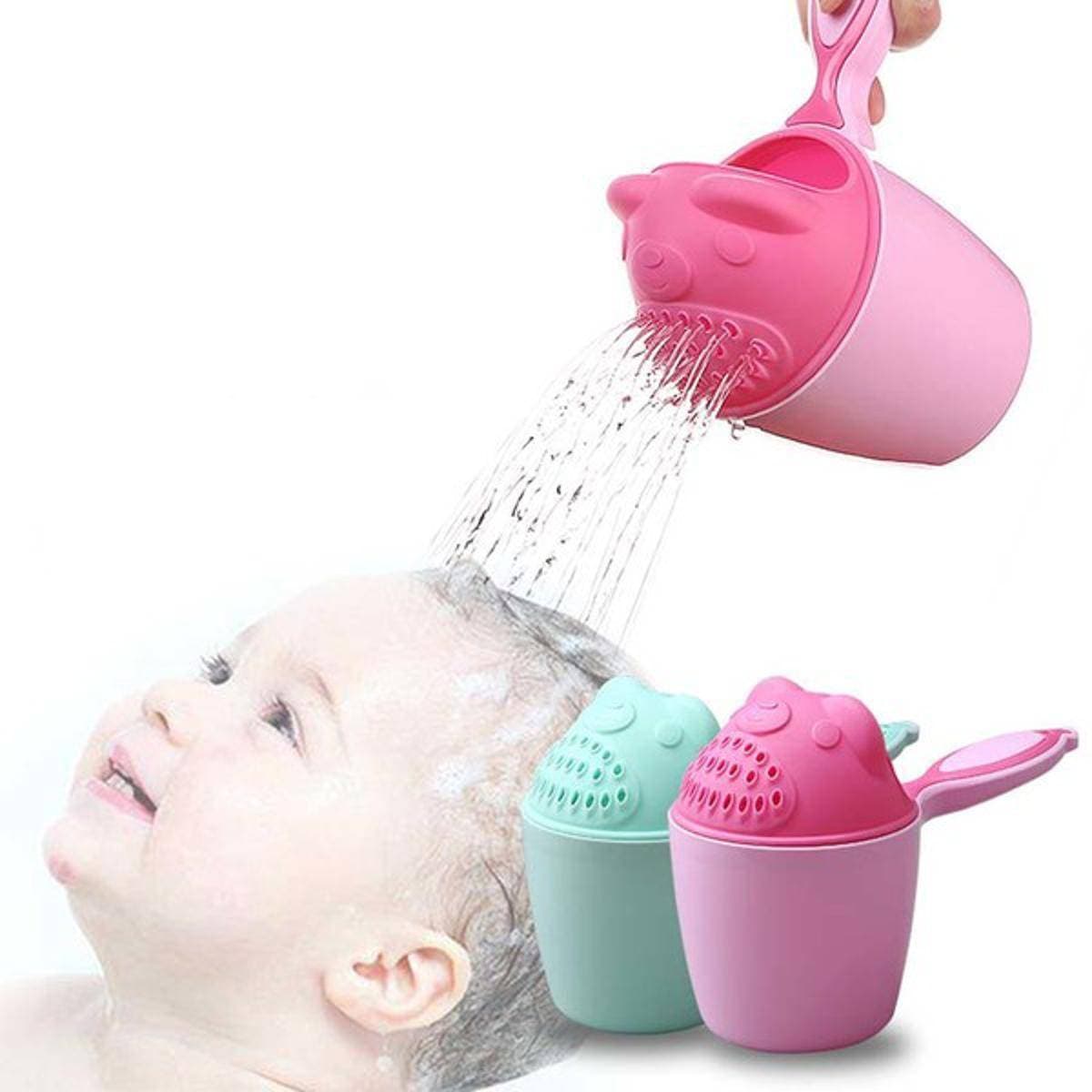 Cartoon Baby Bath Caps Baby Shampoo Cup