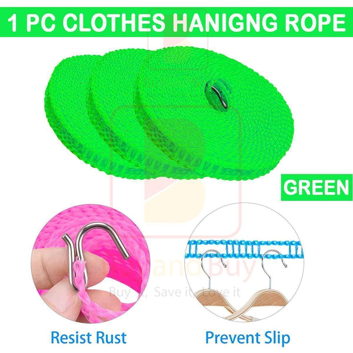 5 Meters Cloth Hanging Clothesline Rope - Plastic