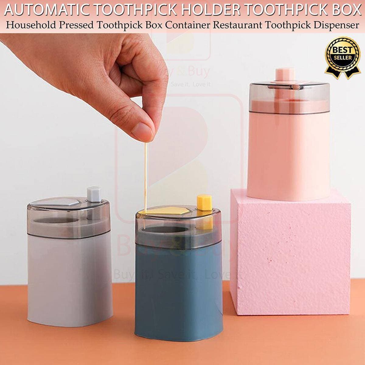 Automatic Toothpick Holder Household Pressed Toothpick Box