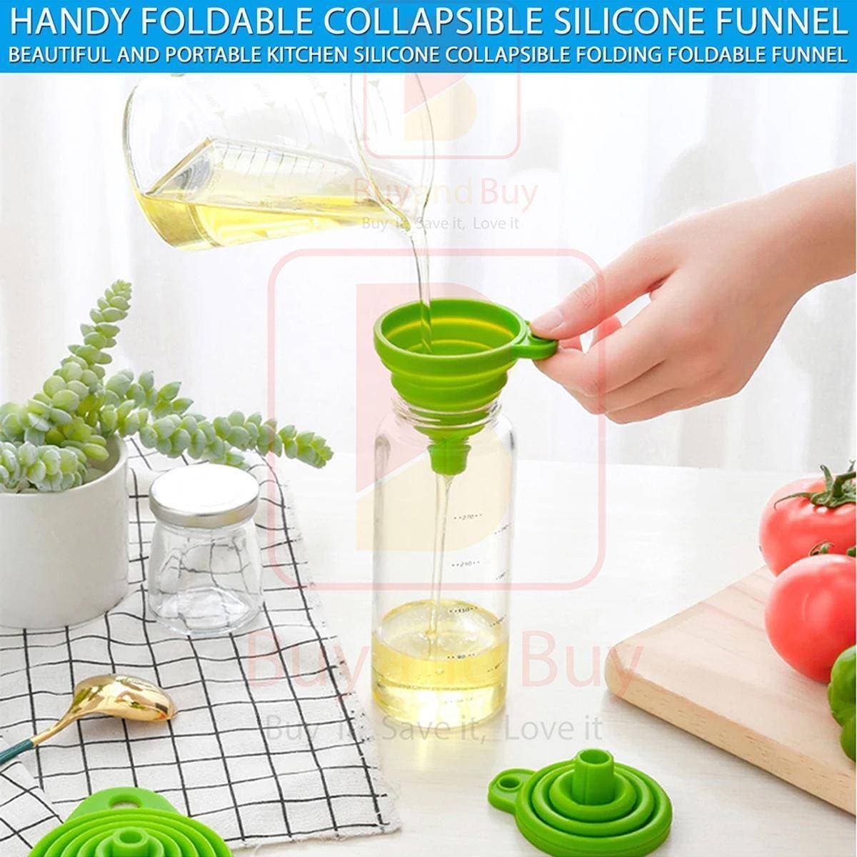 Handy Foldable & Collapsible Silicone Funnel