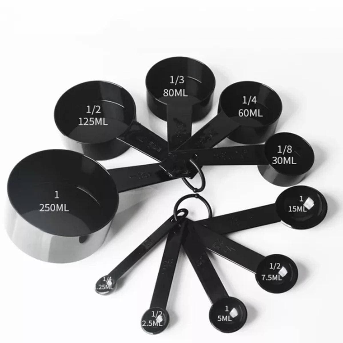 Measuring Cups And Spoons For Baking Coffee Tablespoon Tools -  10 Pcs