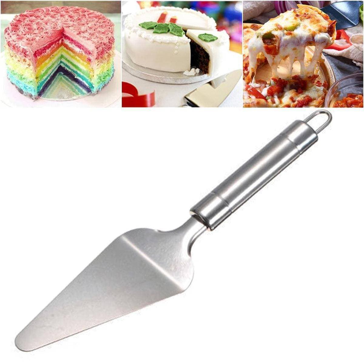 Stainless Steel Pizza Server Baking Cutter Slicer